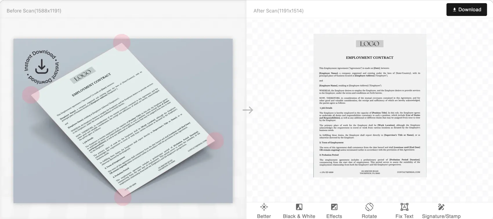 Como Converter Foto para Documento Escaneado?